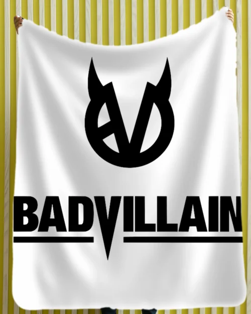 Badvillain Black Emblem Blanket - 120*80cm/47in x 31.4in