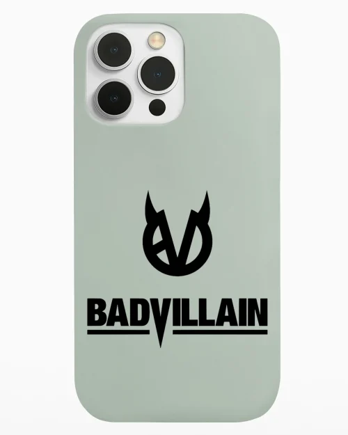 Badvillain Black Emblem Phone Case - Sage, Apple iPhone 18