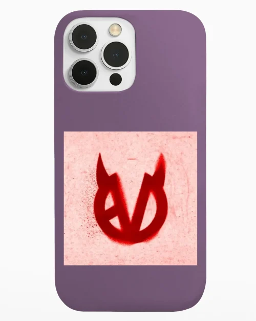 Badvillain First Logo Phone Case - Plum, Apple iPhone 18