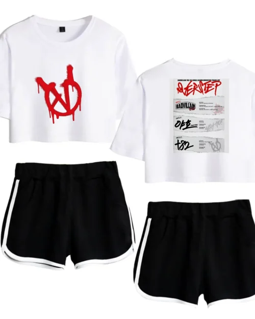 Badvillain Overstep Tracksuit - White-Black