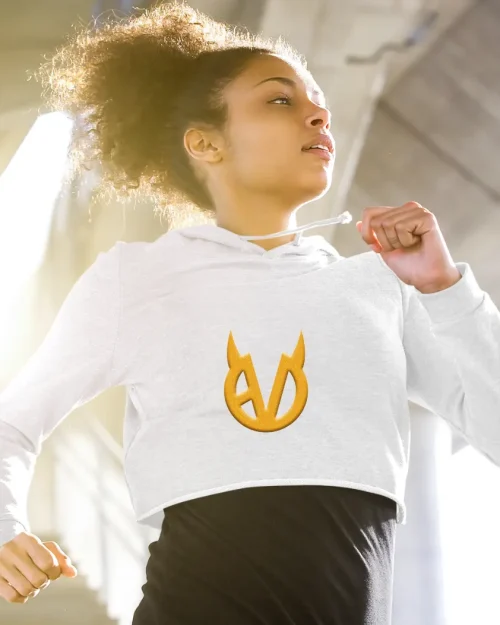 Badvillain Thriller Cropped Hoodie